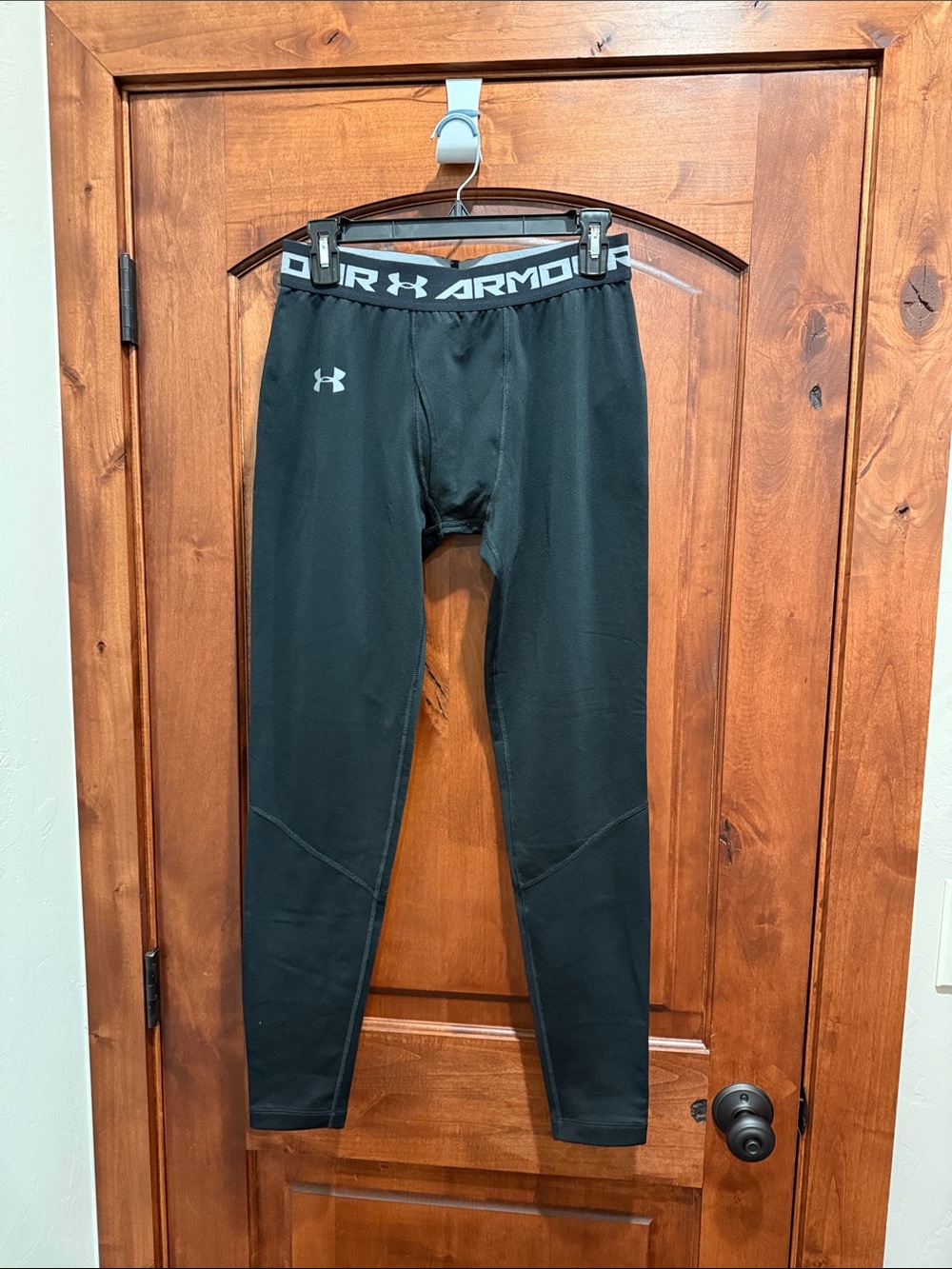 Under Armour Black Logo Compression Leggings